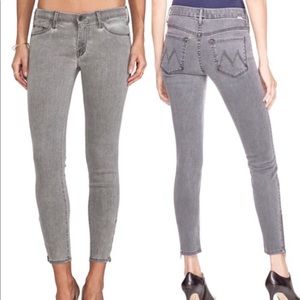 Mother The Looker Ankle Zip Jeans in Pop Color 27